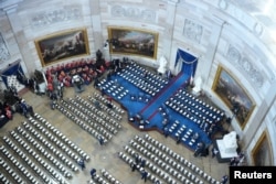 Sala Rotunda, unde va avea loc ceremonia de învestire.