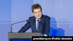 Romania, Bucharest, NATO-Industry Forum 2025, Romanian President Nicusor Dan