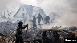 Последствия обстрелов Киевской области, 25 мая 2025 года