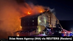 Түркиянын Болу провинциясындагы "Карталкая" лыжа мейманканасы.