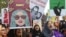 Pakistani activists rally for women's rights on International Women's Day in Lahore on March 8.