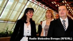 Snežana Malović i Ivica Dačić