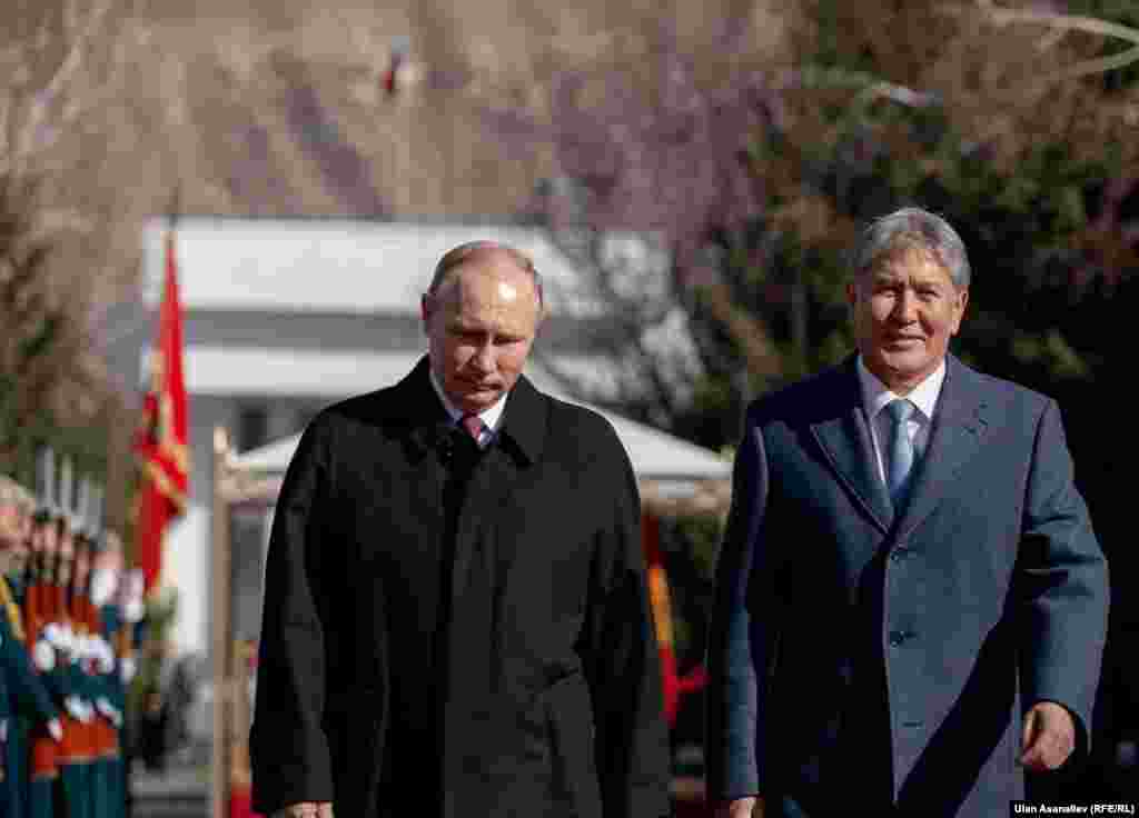 Орус президенти Путин менен Атамбаевдин жолугушуусу &quot;Ала-Арча&quot; мамлекеттик резиденциясында болду.&nbsp;