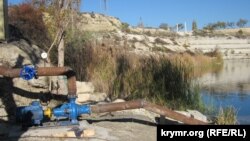 Водогін в Інкермані, Севастополь, листопад 2020 р