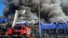 Пожар во рускиот воздушен напад во Киев, 16 септември.