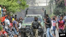 Поглед на улица во главниот град Порт-о-Пренс по атентатот врз шефот на државата. (08.07.2021) 