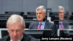 Bivši predsednik Kosova Hashim Thaci u Hagu, Holandija 9. novembra 2020.