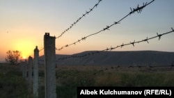 Баткен облысындағы шекара сызығы. Көрнекі сурет. 