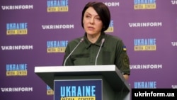 Ганна Маляр беше зам.-министърът, който даваше информация на медиите за военните действия 