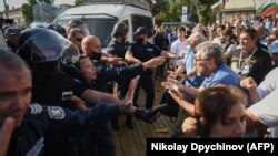 Protestat në Bullgari. 