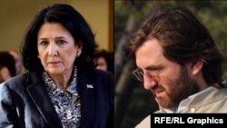 Саломе Зурабишвили и Георгий Мамаладзе