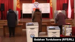 Бишкектеги добуш берүү. 10-январь, 2021-жыл.