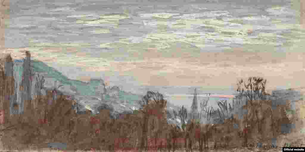 Claude Monet (1840&ndash;1926) Vedere a Saint-Adresse, ca. 1864