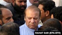 Nawaz Sharif, pictured in 2018