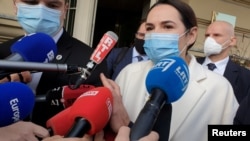 Белорускиот опозициски лидер Свјатлана Циханускаја