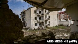 Srušena zgrada u najvećem gradu Nagorno-Karabaha, 7. oktobar