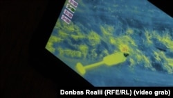 «Вампір» скинув боєприпас по бліндажу російських військових