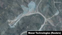 Satelitski snimak prikazuje pogon za obogaćivanje uranijuma Natanz 250 km južno od iranskog glavnog grada Teherana, 12. aprila 2021.