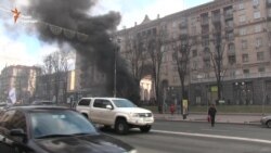 У столиці горіли шини і страйкували таксисти (відео)