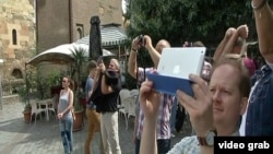 Российские туристы в Грузии после долгого перерыва