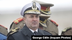 Viceamiralul Mihai Panait, șeful Statului Major al Forțelor Navale.