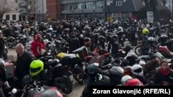 Bajkeri u Novom Sadu, 1. februar 2025.