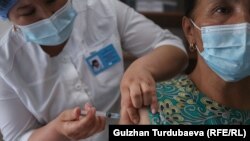 Бишкектеги эмдөө учуру. 
