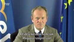 Tusk: "a Fidesz kérdése nem magyar ügy”