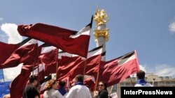 Акция «Грузинской мечты» на площади Свободы в Тбилиси. 27 мая 2012