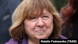 Білоруська письменниця Світлана Алексієвич, лауреатка Нобелівської премії з літератури
