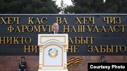 Акс аз сомонаи президенти Тоҷикистон