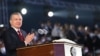Shavkat Mirziyoyev elnök a függetlenség napi ünnepségen Taskentben 2021. szeptember 1-jén