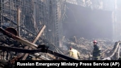 "Крокус Сити Холлдун" ичи кол салуудан кийин.