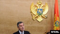 Montenegro -- Parliament session, Prime Minister Milo Djukanovic, Podgorica, 09Jun2009 