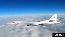 Bombardier rusesc strategic Blackjack Tu-160, imagine de arhivă