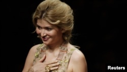 Старшая дочь первого президента Узбекистана Ислама Каримова Гульнара Каримова, октябрь 2012 г.