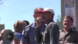 У Черкасах страйкують працівники «Черкасиобленерго» (відео)