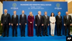 Ministri vanjskih poslova G7 u Italiji 26. novembra 2024.