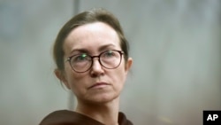 Alsu Kurmaševa u sudnici u Kazanu, Rusija, 1. februar 2024. 