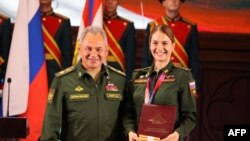 Министр обороны РФ Сергей Шойгу и Софья Великая