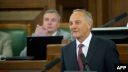 Новообраний президент Латвії Андріс Берзиньш, Рига, 2 червня 2011 року