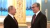 Орус президенти Владимир Путин менен Казакстандын жаңы лидери Касым-Жомарт Токаев, Москва, 3-апрель, 2019-жыл.