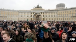 Антикорупційний мітинг у російському Санкт-Петербурзі, 26 березня 2017 року