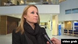 Maja Kocijancic, purtătoare de cuvânt a coordonatoarea politicii externe europene Federica Mogherini (foto arhivă)