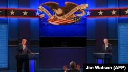 Првата дебата меѓу претседателските кандидати Доналд Трамп и Џо Бајден. 