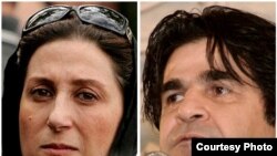 جعفر پناهی (راست) و فاطمه معتمد آریا