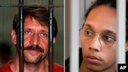 Рускиот трговец со оружје Виктор Бут и американската кошаркарска ѕвезда Бритни Гринер. 