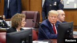 Donald Trump na Krivičnom sudu u New Yorku, New York, 15. februara 2024. 