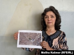 Калбинур Сиддик, этническая узбечка, которая была вынуждена работать в так называемых лагерях политического перевоспитания в КНР. Сараево, Босния и Герцеговина, 4 сентября 2025 года