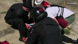 Через сутички під час «Маршу рівності» у Києві міліціонера було поранено в шию